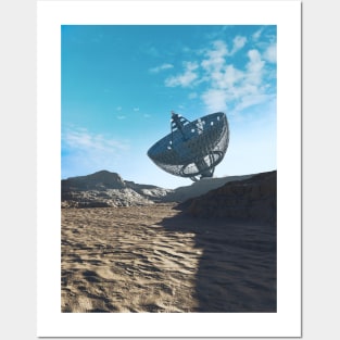 Desert Satellite Posters and Art